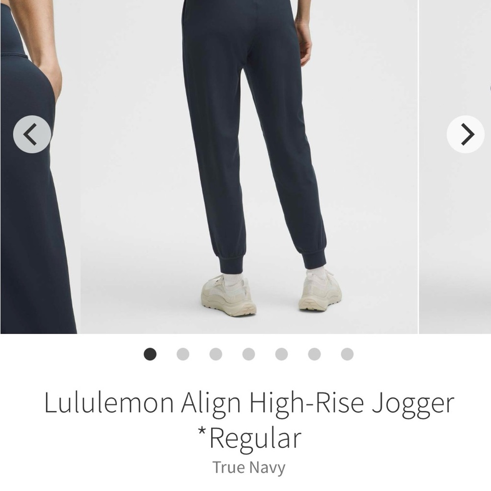lululemon athletica True Navy Joggers NWOT